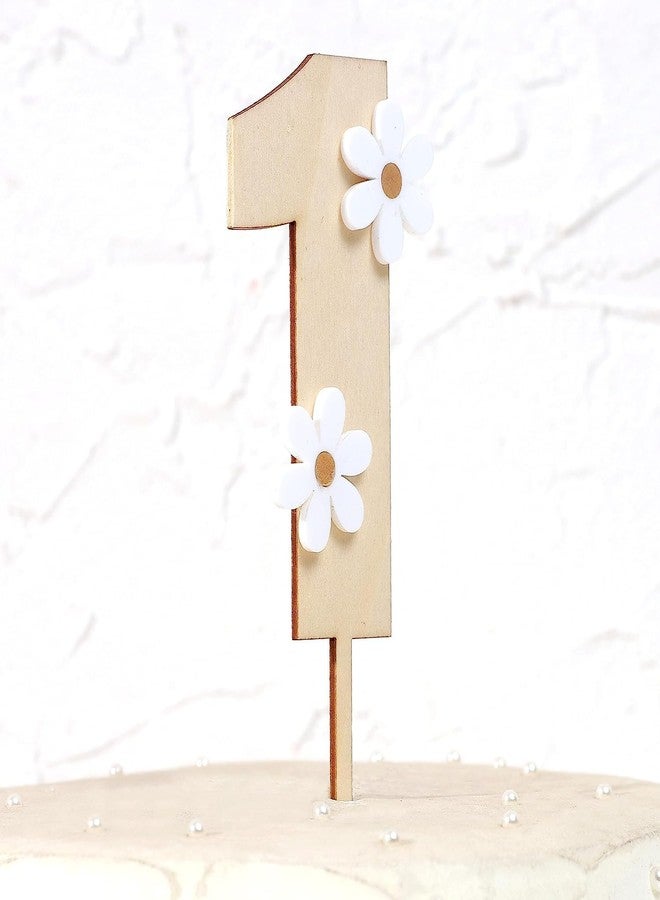 Incrizma Daisy CakeTopper For Birthday - Daisy BirthdayParty Decor, Retro GroovyBirthday, Boho FirstBirthday - Image 2
